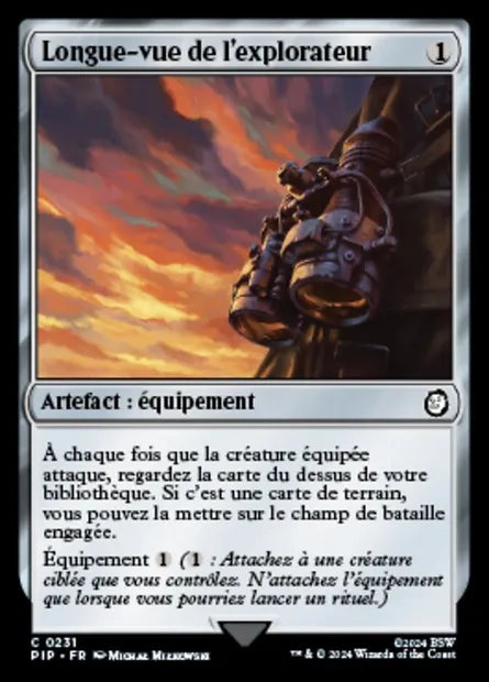 Longue-vue de l'explorateur, carte Magic PIP 231 — extension Fallout