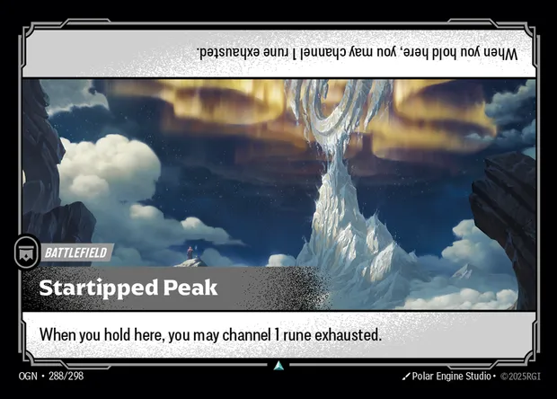 Startipped Peak, Riftbound card OGN 288 — Origins set