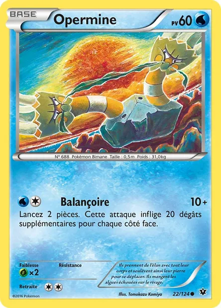 Opermine, carte Pokémon FCO 22 — extension Impact des Destins