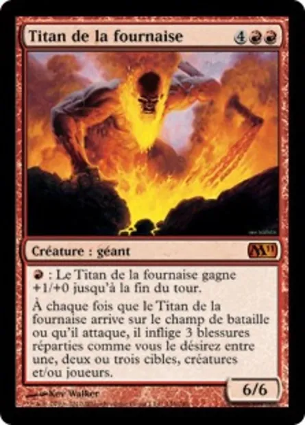 Titan de la fournaise, carte Magic M11 146 — extension Magic 2011