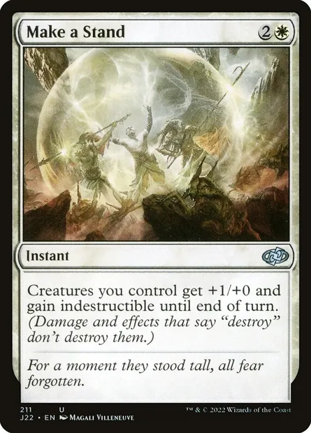 Make a Stand, Magic card J22 211 — Jumpstart 2022 set