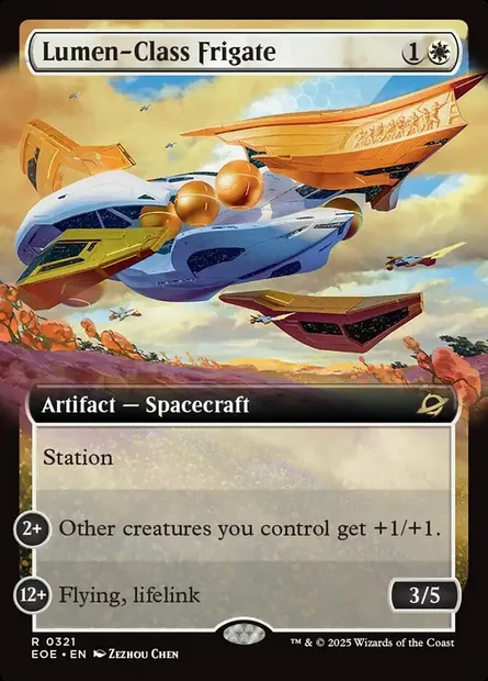 Lumen-Class Frigate, Magic card EOE 321 — Edge of Eternities set