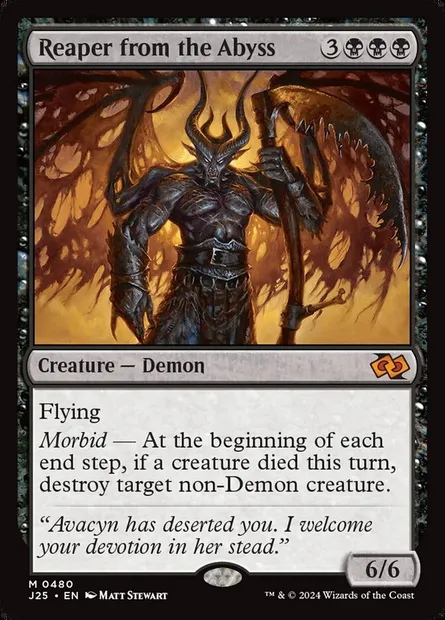 Reaper from the Abyss, Magic card J25 480 — Foundations Jumpstart set