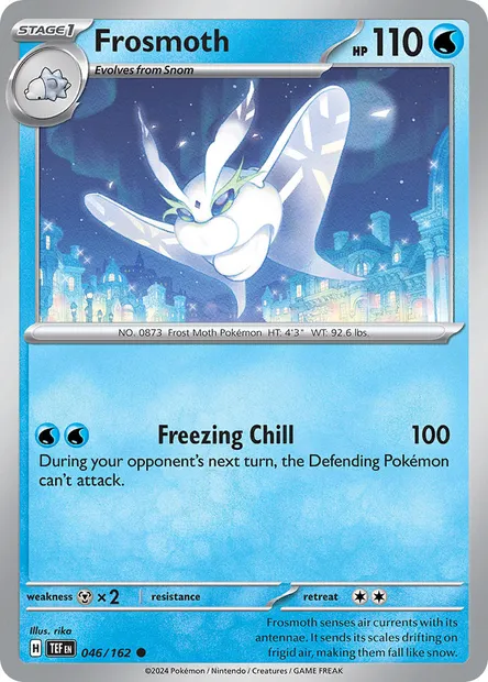Frosmoth, Pokémon card TEF 046 — Temporal Forces set