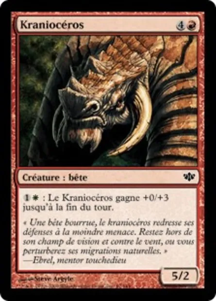Kraniocéros, carte Magic CON 67 — extension Conflux
