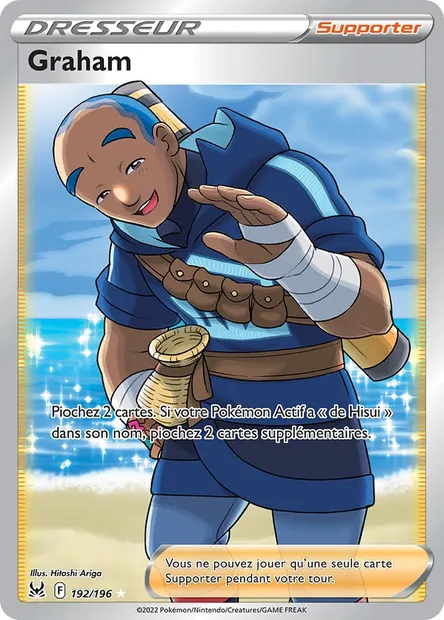 Graham, carte Pokémon LOR 192 — extension Origine Perdue