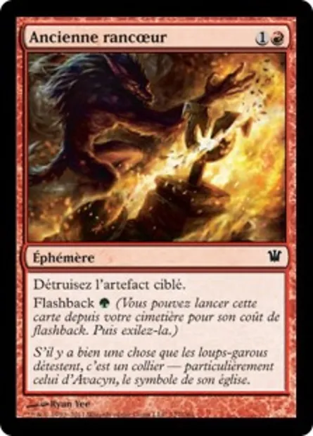 Ancienne rancœur, carte Magic ISD 127 — extension Innistrad