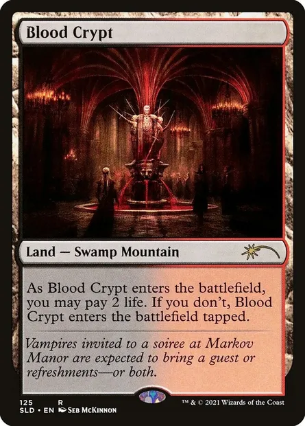 Blood Crypt, Magic card SLD 125 — Secret Lair Drop set