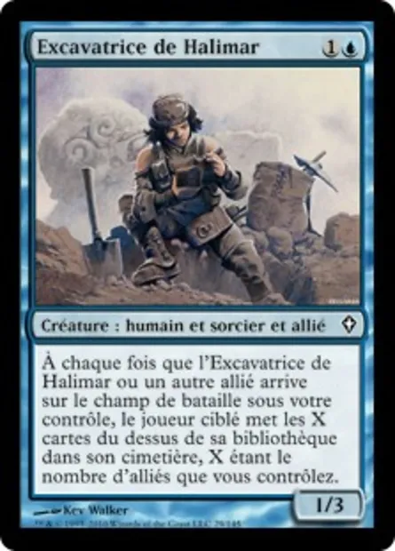 Excavatrice de Halimar, carte Magic WWK 29 — extension Worldwake