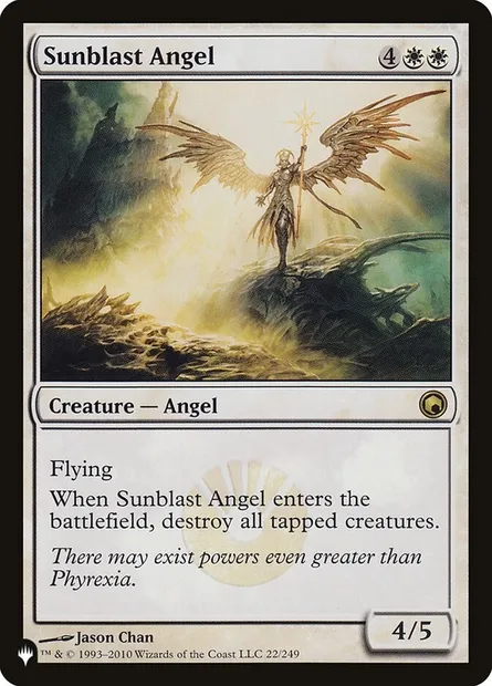 Sunblast Angel, Magic card PLST SOM-22 — The List set