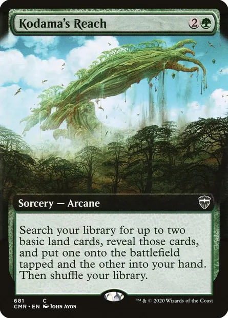 Kodama's Reach, Magic card CMR 681 — Commander Legends set