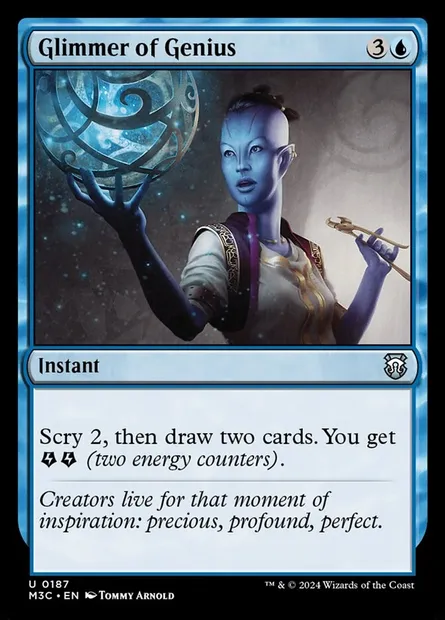 Glimmer of Genius, Magic card M3C 187 — Modern Horizons 3 Commander set