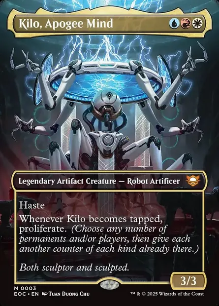 Kilo, Apogee Mind, Magic card EOC 3 — Edge of Eternities Commander set