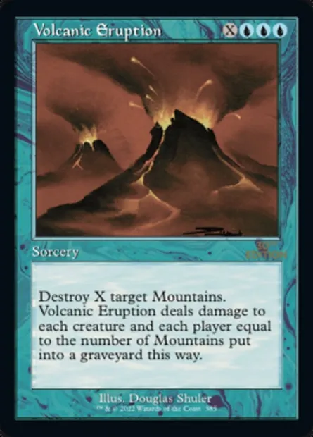 Volcanic Eruption, Magic card 30A 385 — 30th Anniversary Edition set