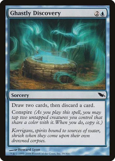 Ghastly Discovery, Magic card SHM 39 — Shadowmoor set
