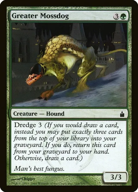 Greater Mossdog, Magic card RAV 169 — Ravnica: City of Guilds set