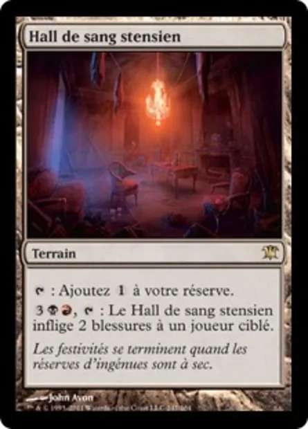 Hall de sang stensien, carte Magic ISD 247 — extension Innistrad