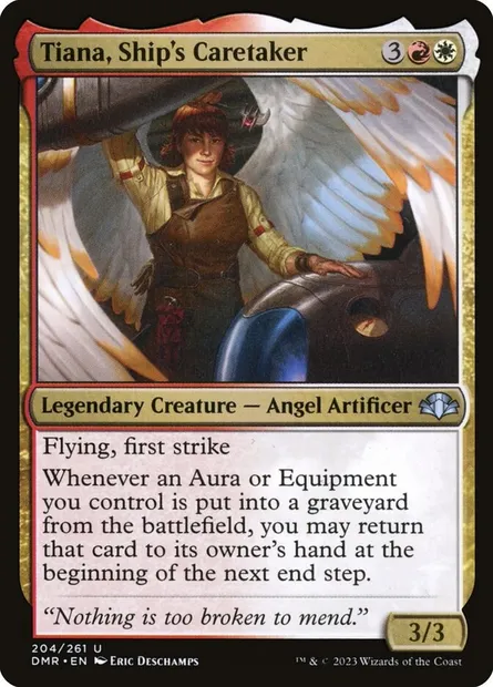 Tiana, Ship's Caretaker, Magic card DMR 204 — Dominaria Remastered set