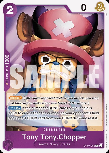 Tony Tony.Chopper, One Piece card OP07-066 — 500 YEARS IN THE FUTURE set