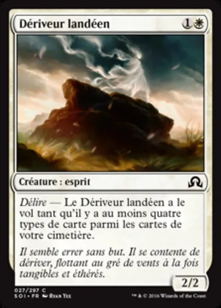 Dériveur landéen, carte Magic SOI 27 — extension Ténèbres sur Innistrad