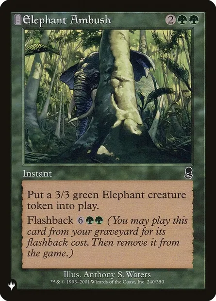 Elephant Ambush, Magic card PLST ODY-240 — The List set