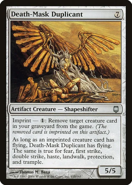 Répliquant masque-mort, carte Magic DST 115 — extension Sombracier