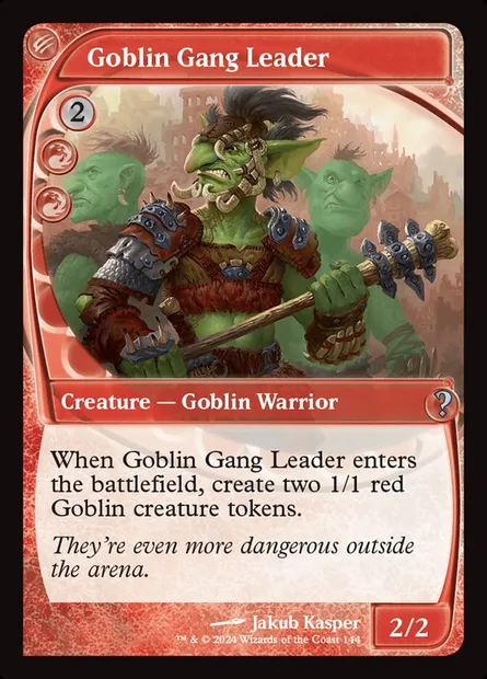 Goblin Gang Leader, Magic card MB2 144 — Mystery Booster 2 set