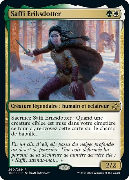 Saffi Eriksdotter, carte Magic TSR 260 — extension Spirale Temporelle Remastered