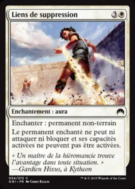 Liens de suppression, carte Magic ORI 34 — extension Magic Origines