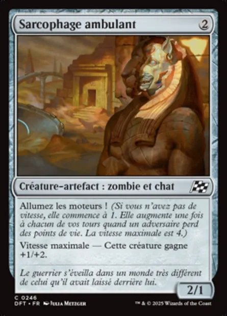 Sarcophage ambulant, carte Magic DFT 246 — extension Aetherdrift