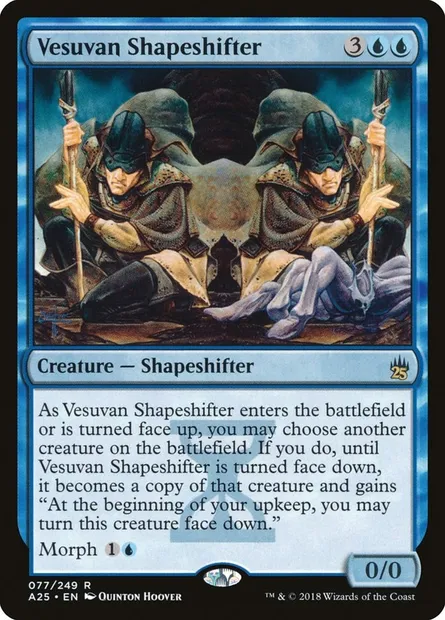 Changeforme vésuvéen, carte Magic A25 77 — extension Masters 25