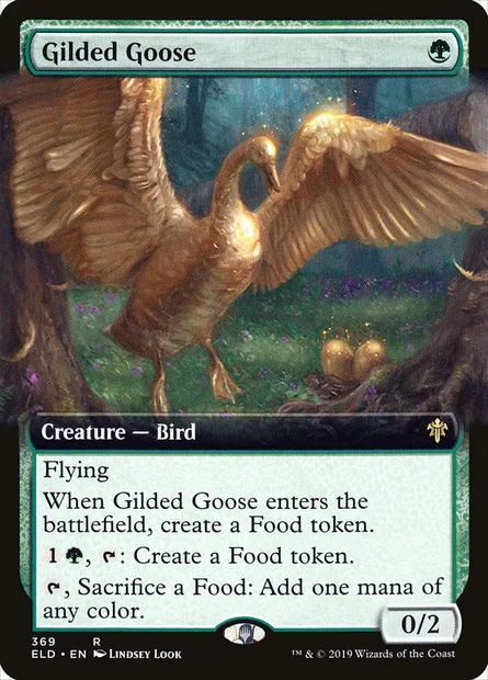 Gilded Goose, Magic card ELD 369 — Throne of Eldraine set