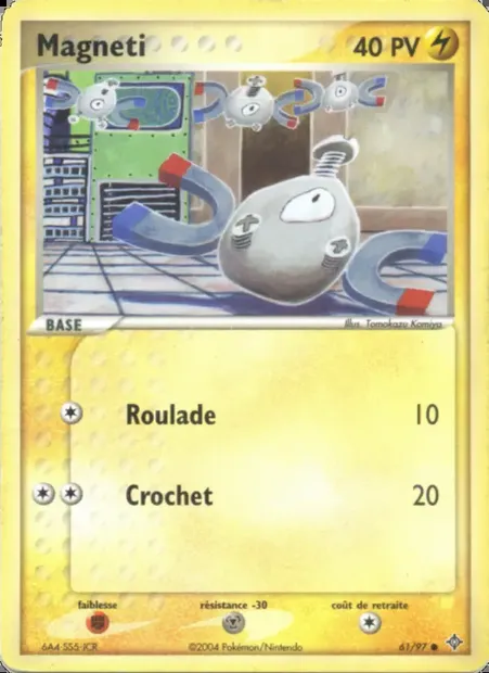 Magnéti, carte Pokémon DR 61 — extension EX Dragon