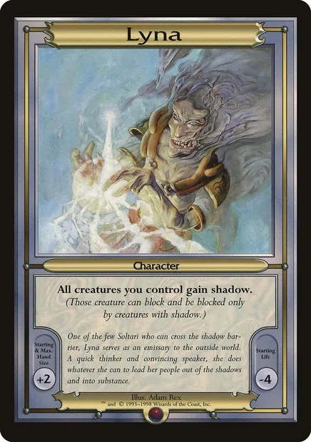 Lyna, carte Magic PVAN 302 — extension Vanguard Series