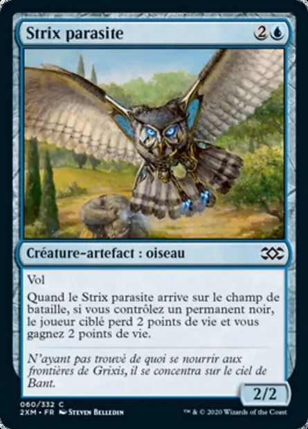 Strix parasite, carte Magic 2XM 60 — extension Double Masters