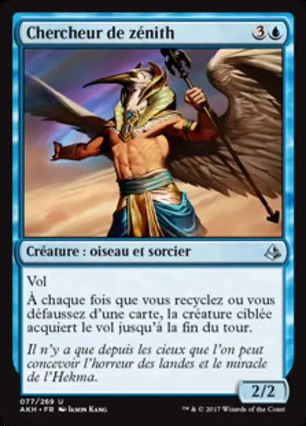 Chercheur de zénith, carte Magic AKH 77 — extension Amonkhet