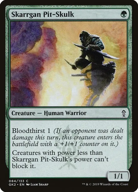 Skarrgan Pit-Skulk, Magic card GK2 84 — RNA Guild Kit set
