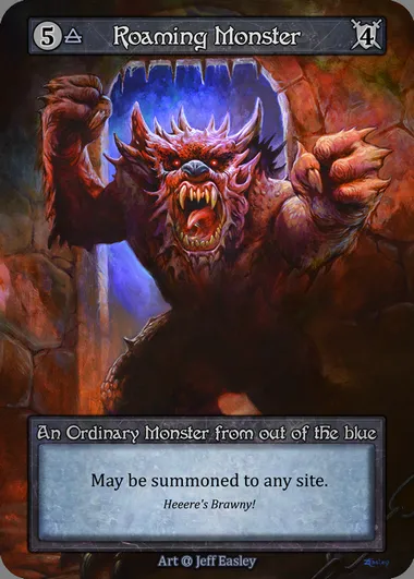 Roaming Monster, Sorcery card ALP 137 — Alpha set