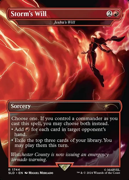 Jeska's Will, Magic card SLD 1744 — Secret Lair Drop set