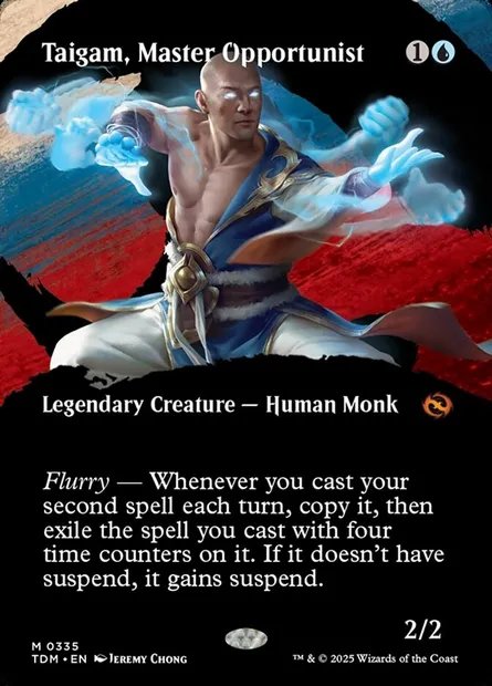 Taigam, Master Opportunist, Magic card TDM 335 — Tarkir: Dragonstorm set