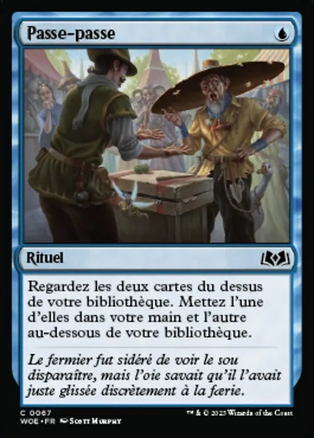 Passe-passe, carte Magic WOE 67 — extension Wilds of Eldraine