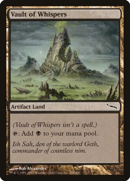 Vault of Whispers, Magic card MRD 286 — Mirrodin set