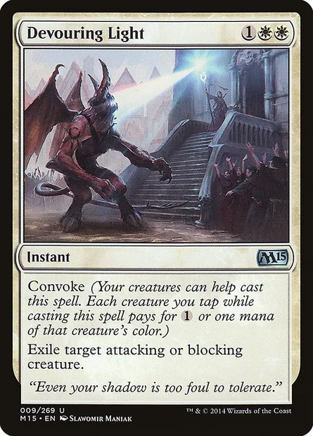 Devouring Light, Magic card M15 9 — Magic 2015 set