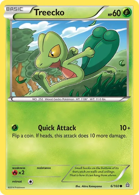 Treecko, Pokémon card PRC 6 — Primal Clash set