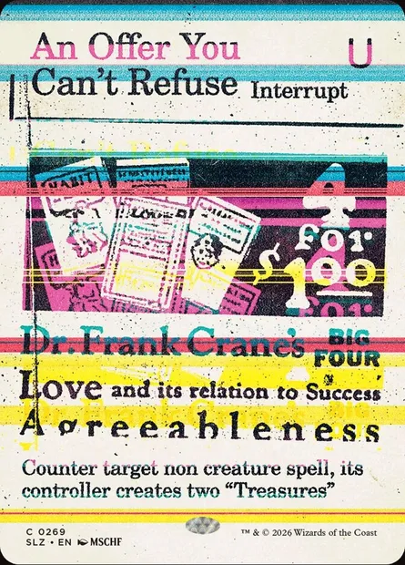 An Offer You Can't Refuse, Magic card SLZ 269 — The Zeta Set set