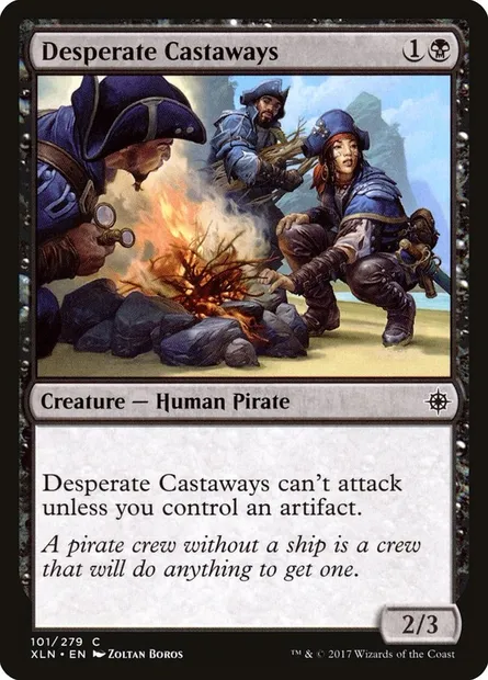 Desperate Castaways, Magic card XLN 101 — Ixalan set