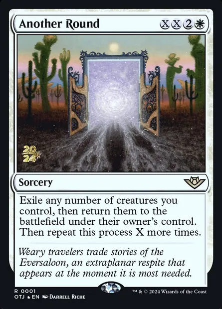 Another Round, Magic card POTJ 1s — Outlaws of Thunder Junction Promos set