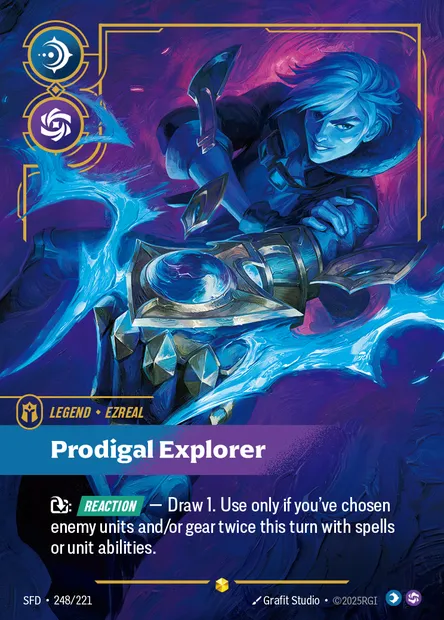 Prodigal Explorer, carte Riftbound SFD 248 — extension Spiritforged