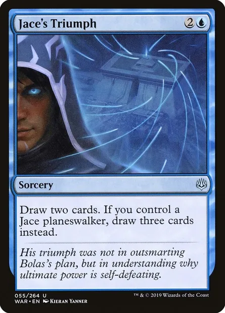 Jace's Triumph, Magic card WAR 55 — War of the Spark set