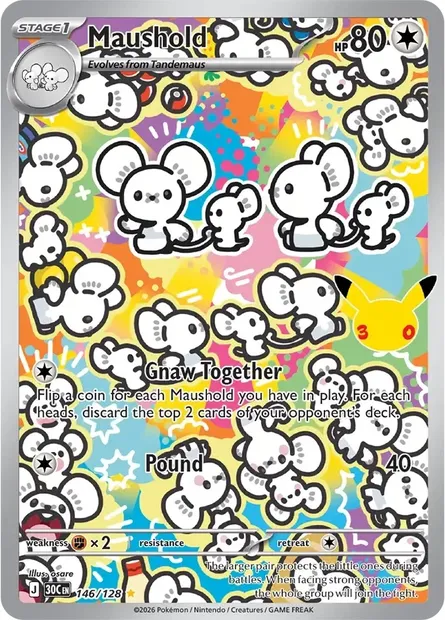 Maushold, Pokémon card 30C 146 — 30th Celebration set
